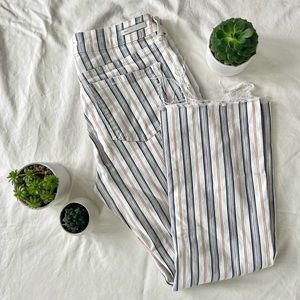 Striped Pilcro&Letterpress Jeans